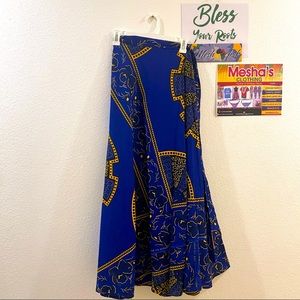 African Fabric Wrap Skirt